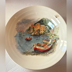 NEW - Made in Italy Glossy Ceramic 12” Serving Bowl